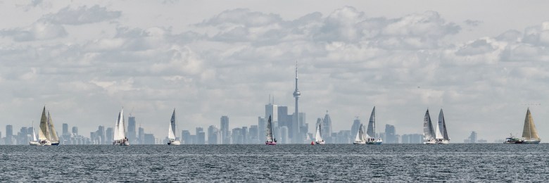 Yachts, Toronto, Lake, Skyline