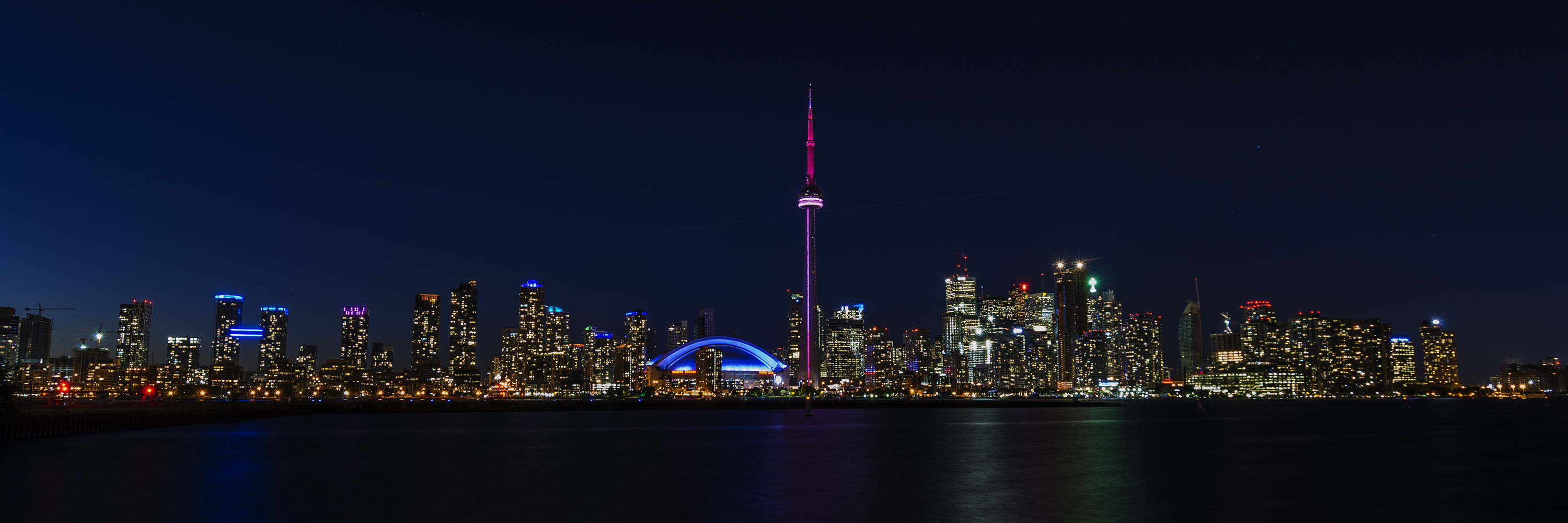 Toronto, Skyline, Night