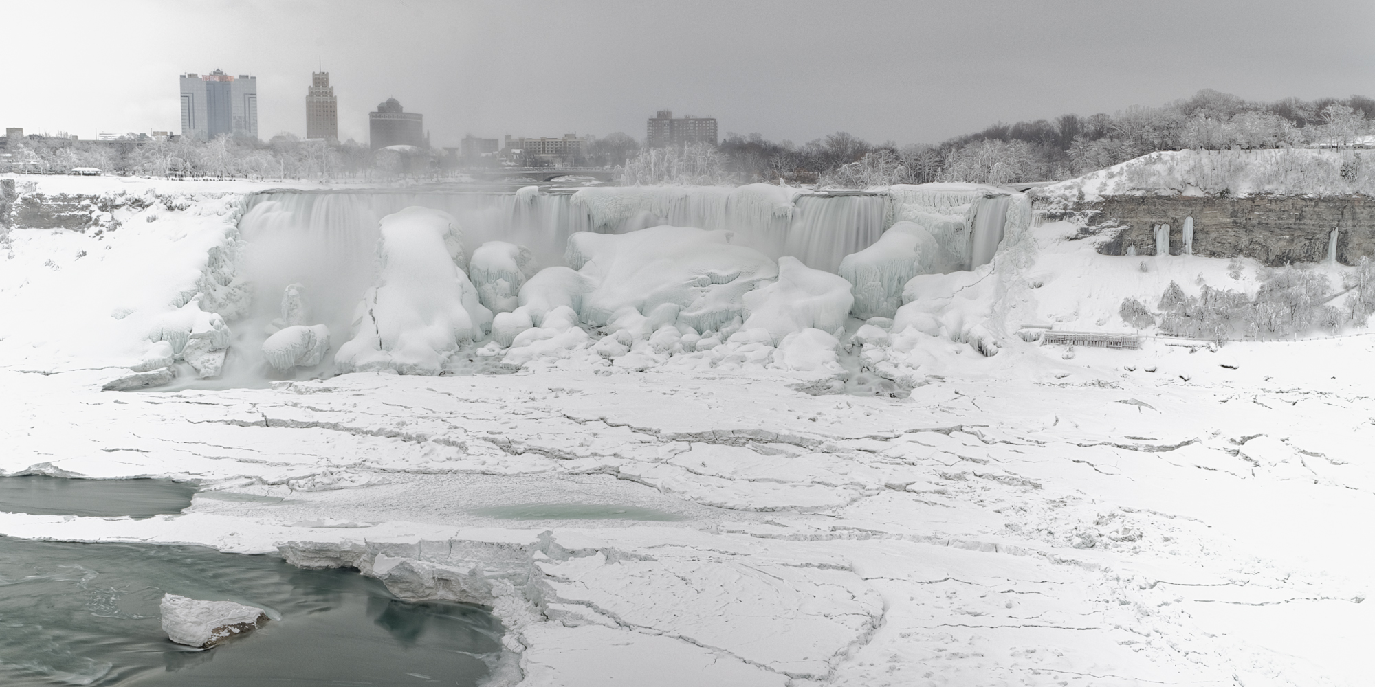 Frozen Niagara Falls (kind of)
